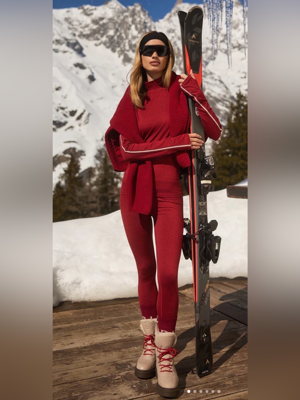 VARLEY SET: Thermal Top + Always Warm Thermal Leggings Size S.